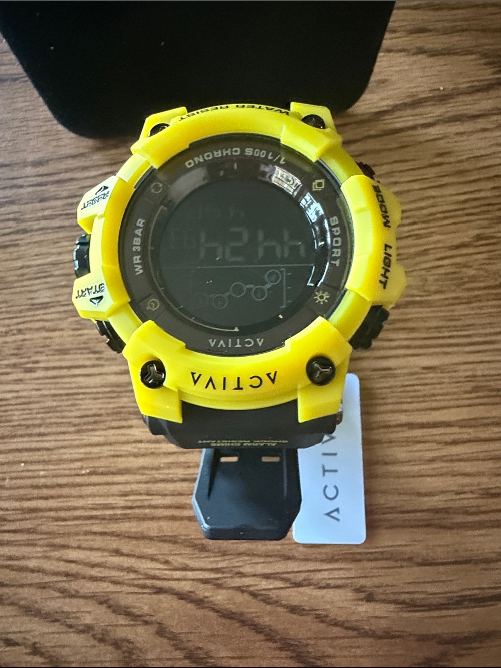 Ativa Yellow and Black Sport Digital Watch